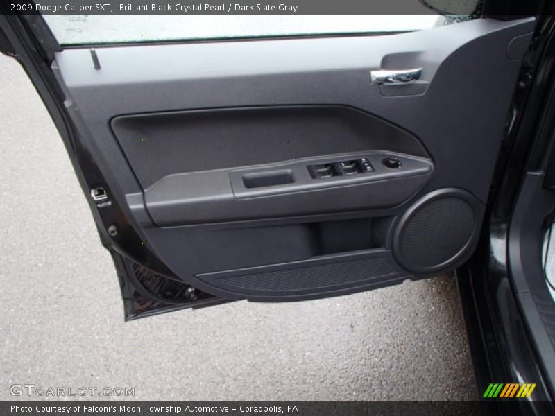 Brilliant Black Crystal Pearl / Dark Slate Gray 2009 Dodge Caliber SXT