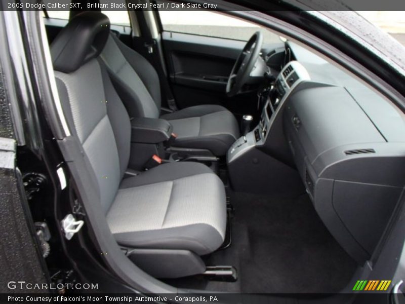 Brilliant Black Crystal Pearl / Dark Slate Gray 2009 Dodge Caliber SXT