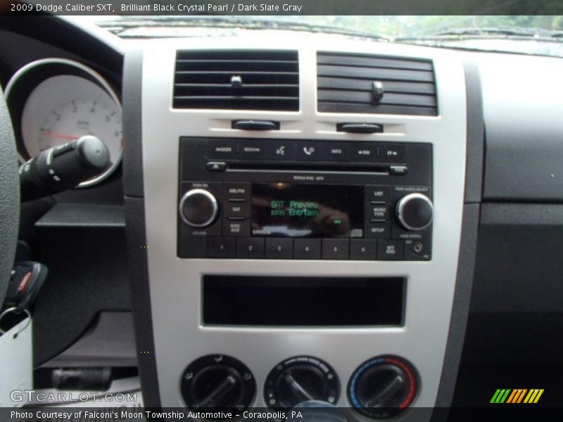 Brilliant Black Crystal Pearl / Dark Slate Gray 2009 Dodge Caliber SXT
