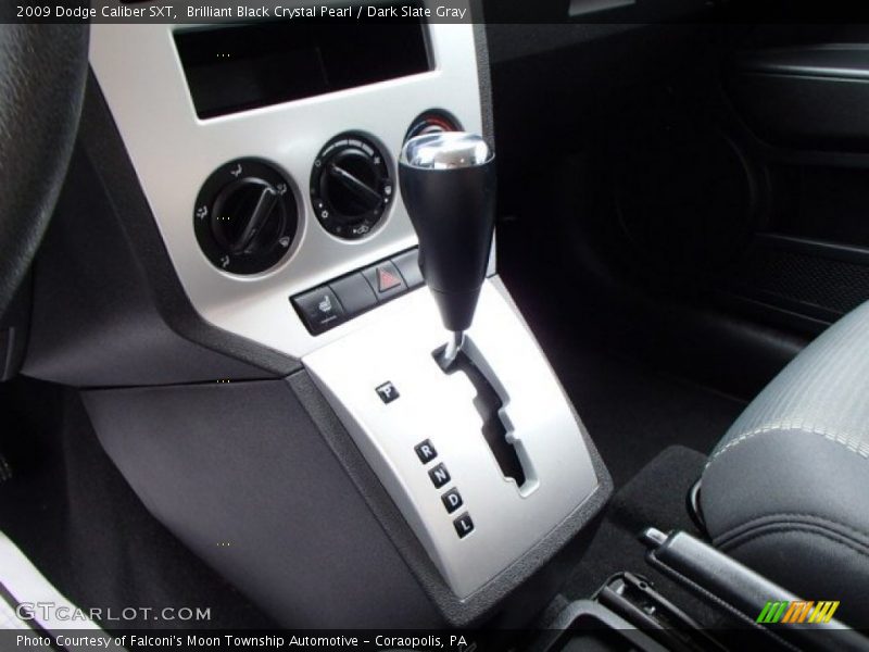 Brilliant Black Crystal Pearl / Dark Slate Gray 2009 Dodge Caliber SXT