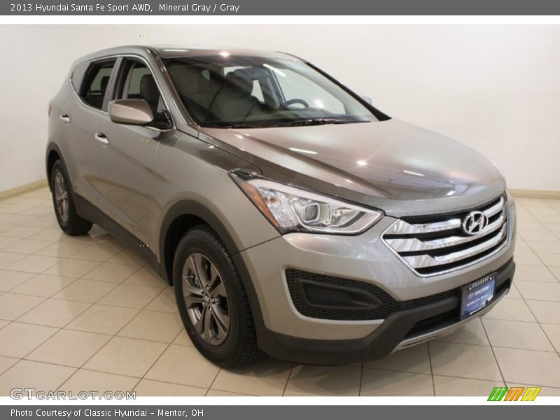 Mineral Gray / Gray 2013 Hyundai Santa Fe Sport AWD