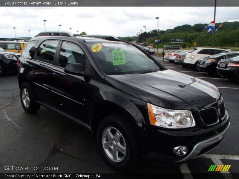 Black / Ebony 2008 Pontiac Torrent AWD