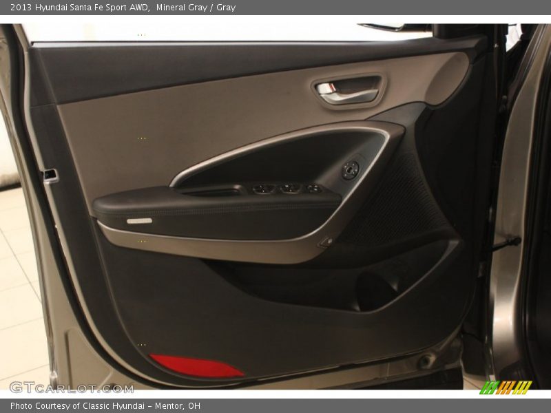 Mineral Gray / Gray 2013 Hyundai Santa Fe Sport AWD