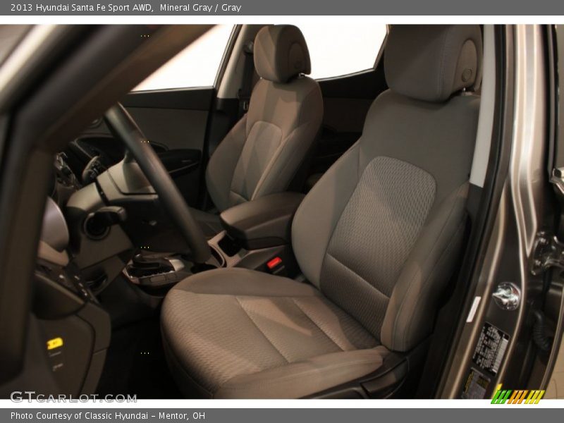 Front Seat of 2013 Santa Fe Sport AWD