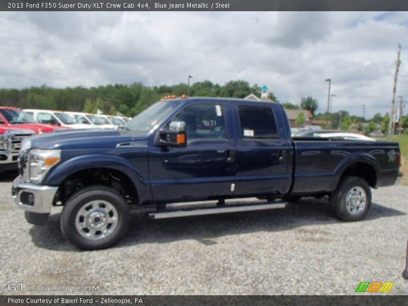  2013 F350 Super Duty XLT Crew Cab 4x4 Blue Jeans Metallic