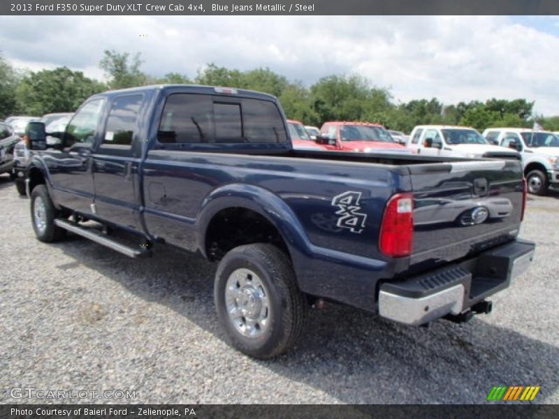 Blue Jeans Metallic / Steel 2013 Ford F350 Super Duty XLT Crew Cab 4x4