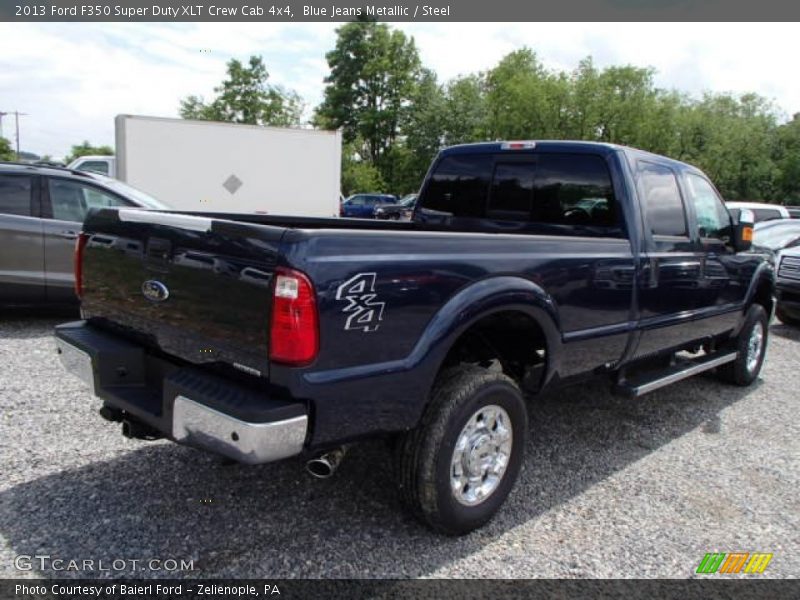 Blue Jeans Metallic / Steel 2013 Ford F350 Super Duty XLT Crew Cab 4x4