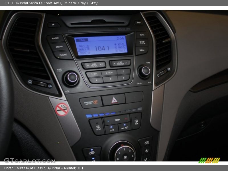 Mineral Gray / Gray 2013 Hyundai Santa Fe Sport AWD