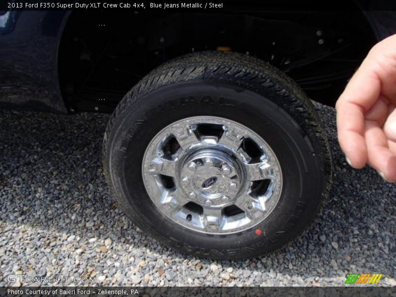Blue Jeans Metallic / Steel 2013 Ford F350 Super Duty XLT Crew Cab 4x4