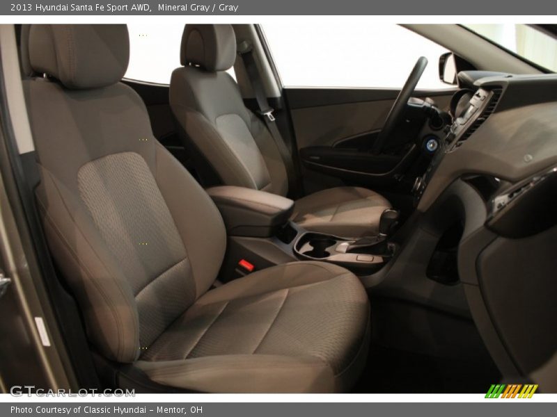 Mineral Gray / Gray 2013 Hyundai Santa Fe Sport AWD