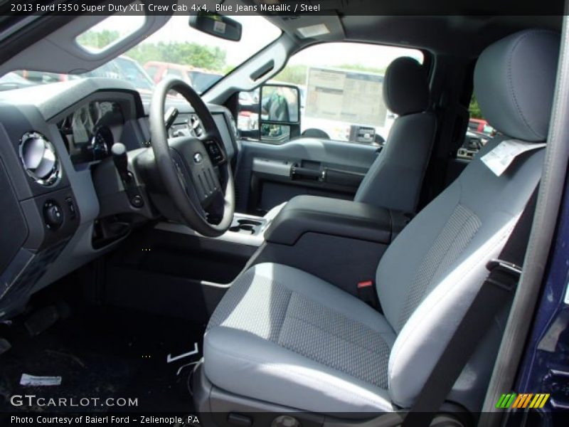 Blue Jeans Metallic / Steel 2013 Ford F350 Super Duty XLT Crew Cab 4x4