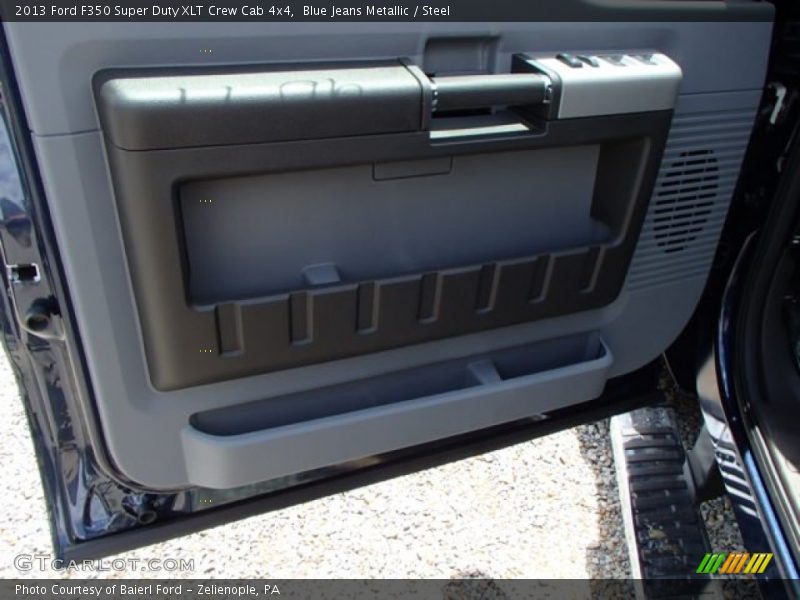 Blue Jeans Metallic / Steel 2013 Ford F350 Super Duty XLT Crew Cab 4x4