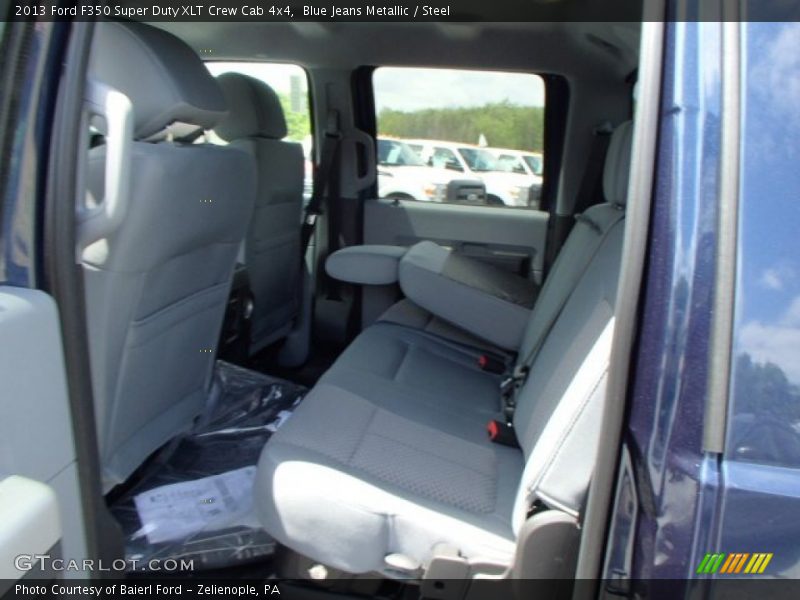 Blue Jeans Metallic / Steel 2013 Ford F350 Super Duty XLT Crew Cab 4x4