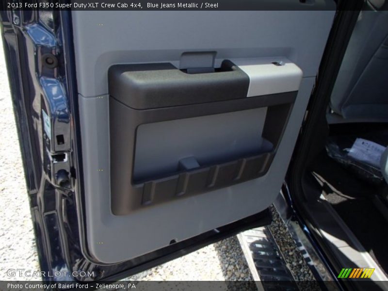 Blue Jeans Metallic / Steel 2013 Ford F350 Super Duty XLT Crew Cab 4x4