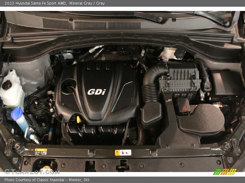 Mineral Gray / Gray 2013 Hyundai Santa Fe Sport AWD