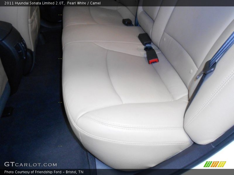 Pearl White / Camel 2011 Hyundai Sonata Limited 2.0T