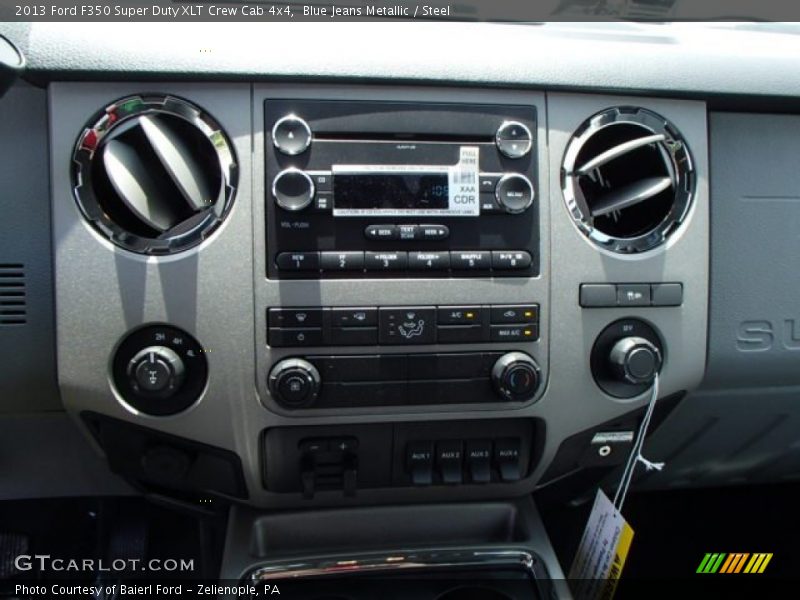 Blue Jeans Metallic / Steel 2013 Ford F350 Super Duty XLT Crew Cab 4x4