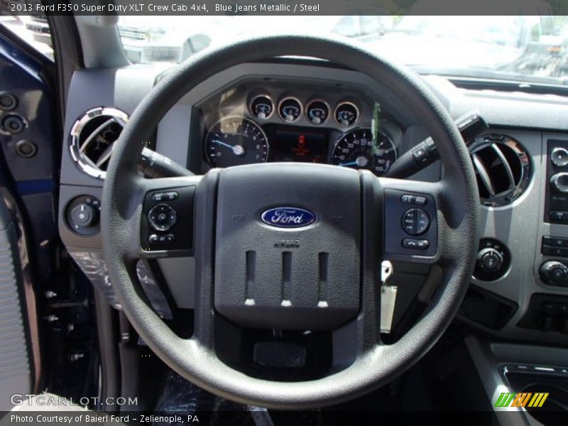  2013 F350 Super Duty XLT Crew Cab 4x4 Steering Wheel