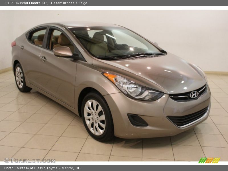 Desert Bronze / Beige 2012 Hyundai Elantra GLS