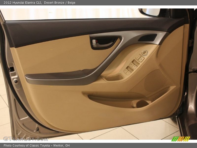 Desert Bronze / Beige 2012 Hyundai Elantra GLS