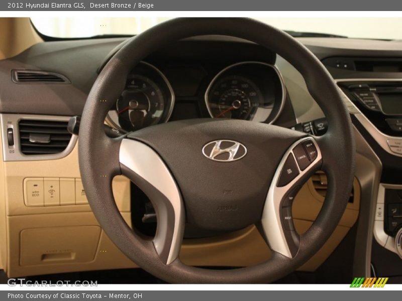 Desert Bronze / Beige 2012 Hyundai Elantra GLS