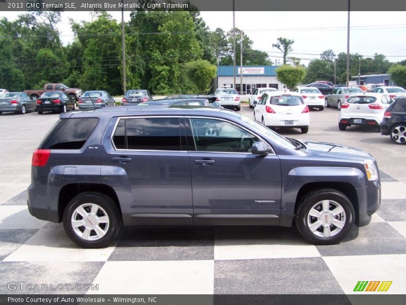 Atlantis Blue Metallic / Light Titanium 2013 GMC Terrain SLE