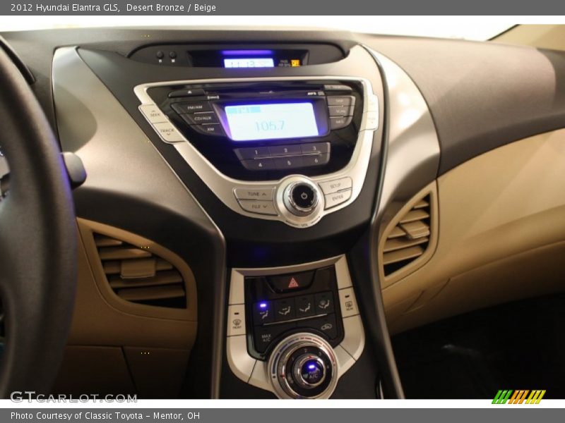 Desert Bronze / Beige 2012 Hyundai Elantra GLS