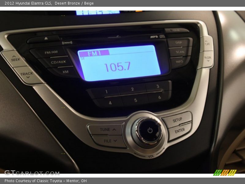 Desert Bronze / Beige 2012 Hyundai Elantra GLS