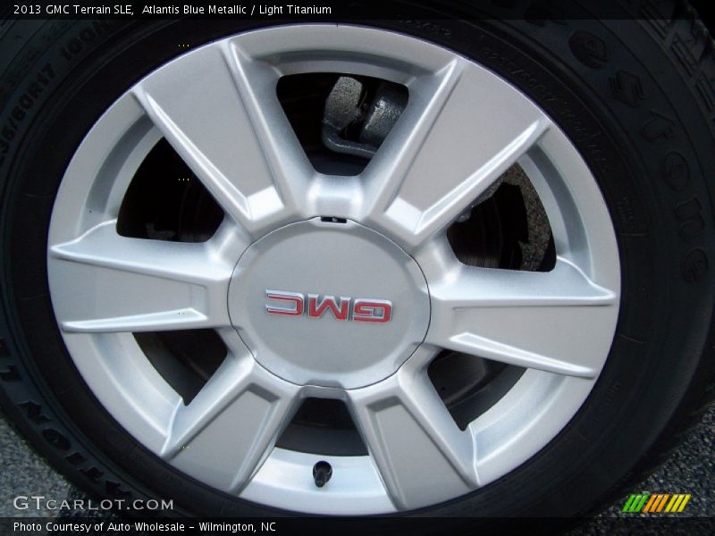 Atlantis Blue Metallic / Light Titanium 2013 GMC Terrain SLE