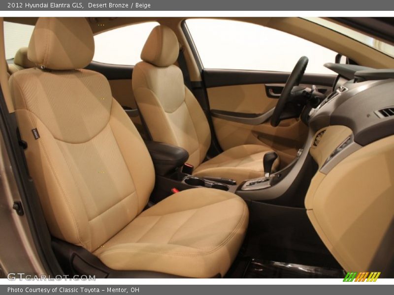Desert Bronze / Beige 2012 Hyundai Elantra GLS