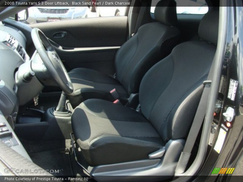 Black Sand Pearl / Dark Charcoal 2008 Toyota Yaris S 3 Door Liftback