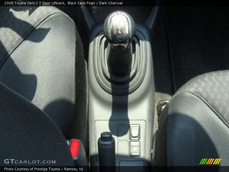 Black Sand Pearl / Dark Charcoal 2008 Toyota Yaris S 3 Door Liftback
