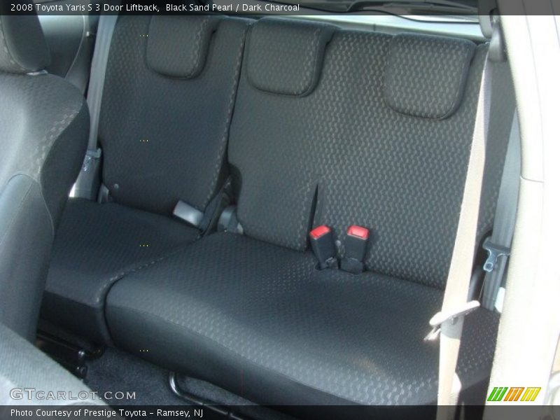 Black Sand Pearl / Dark Charcoal 2008 Toyota Yaris S 3 Door Liftback