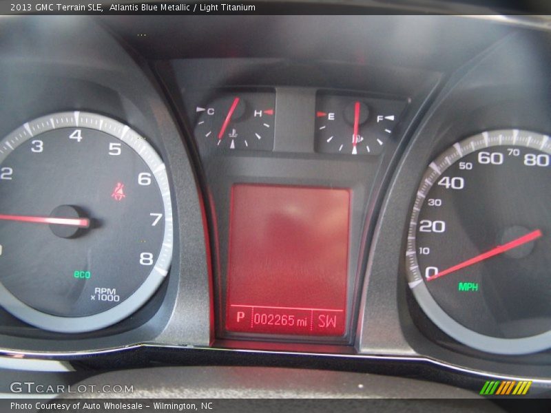 Atlantis Blue Metallic / Light Titanium 2013 GMC Terrain SLE