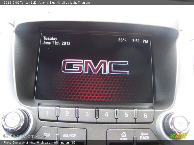 Atlantis Blue Metallic / Light Titanium 2013 GMC Terrain SLE