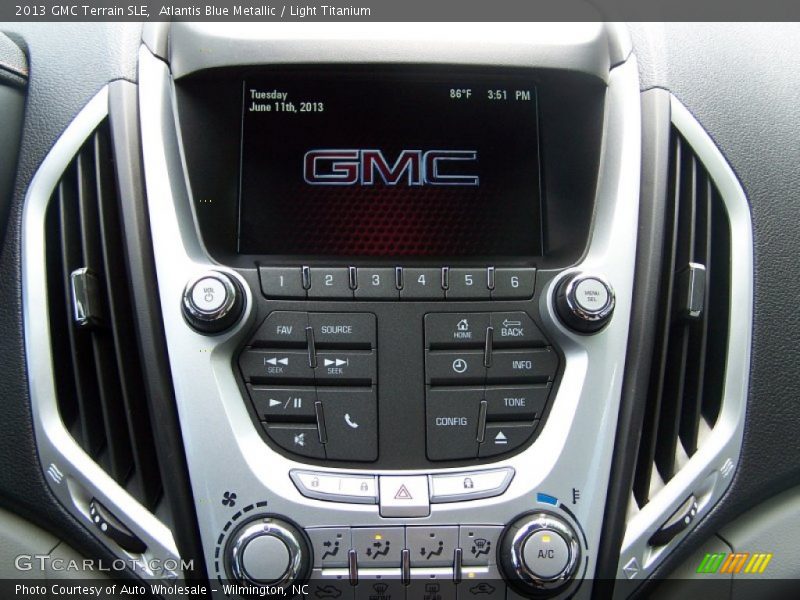 Atlantis Blue Metallic / Light Titanium 2013 GMC Terrain SLE