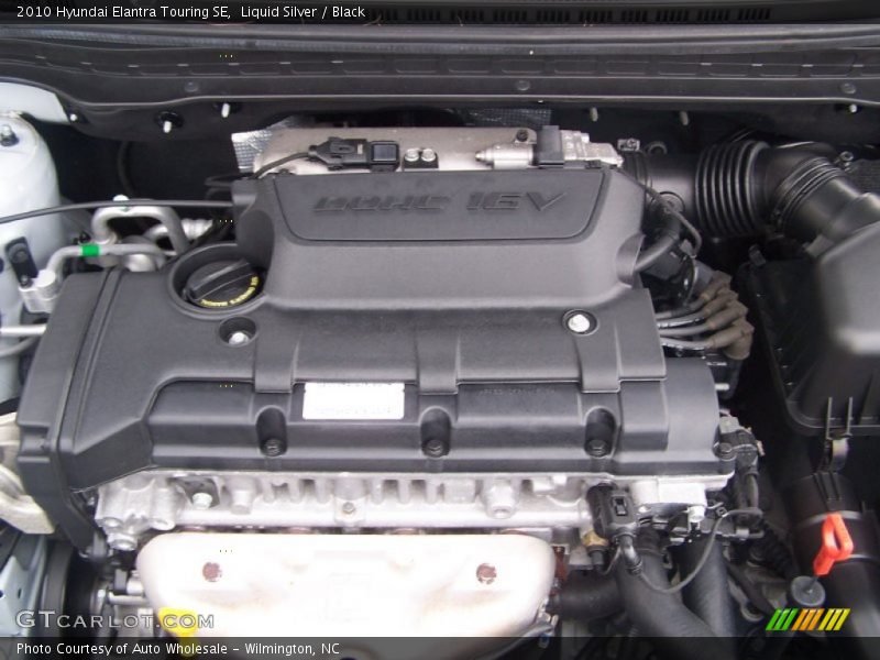 Liquid Silver / Black 2010 Hyundai Elantra Touring SE