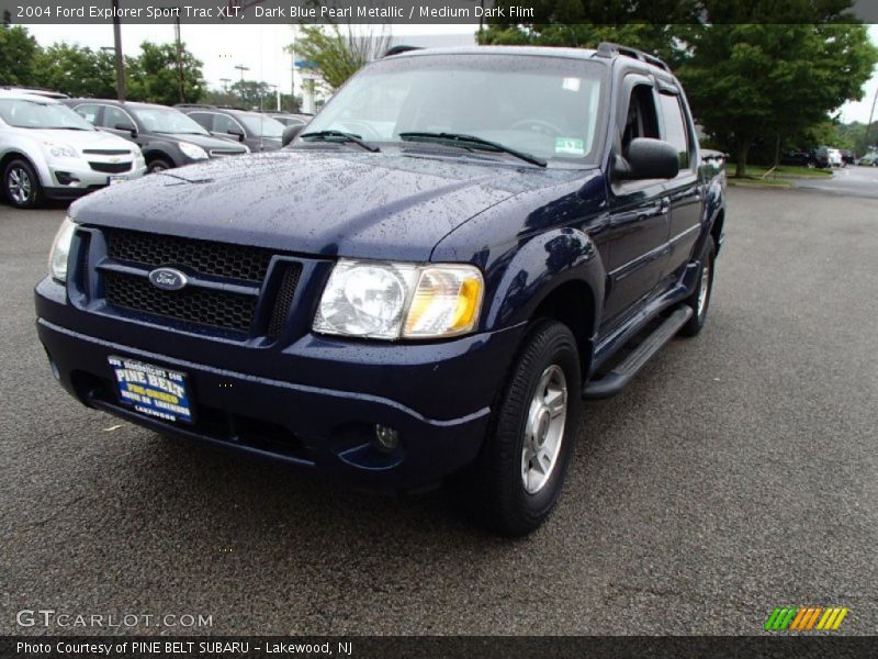 Dark Blue Pearl Metallic / Medium Dark Flint 2004 Ford Explorer Sport Trac XLT