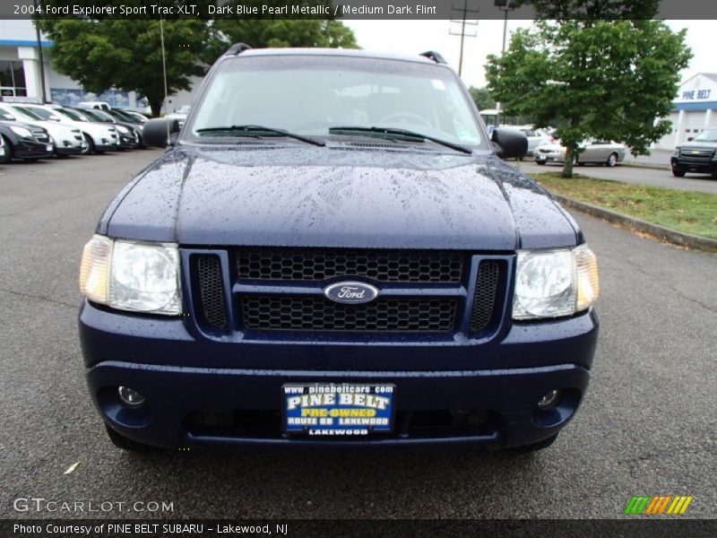 Dark Blue Pearl Metallic / Medium Dark Flint 2004 Ford Explorer Sport Trac XLT