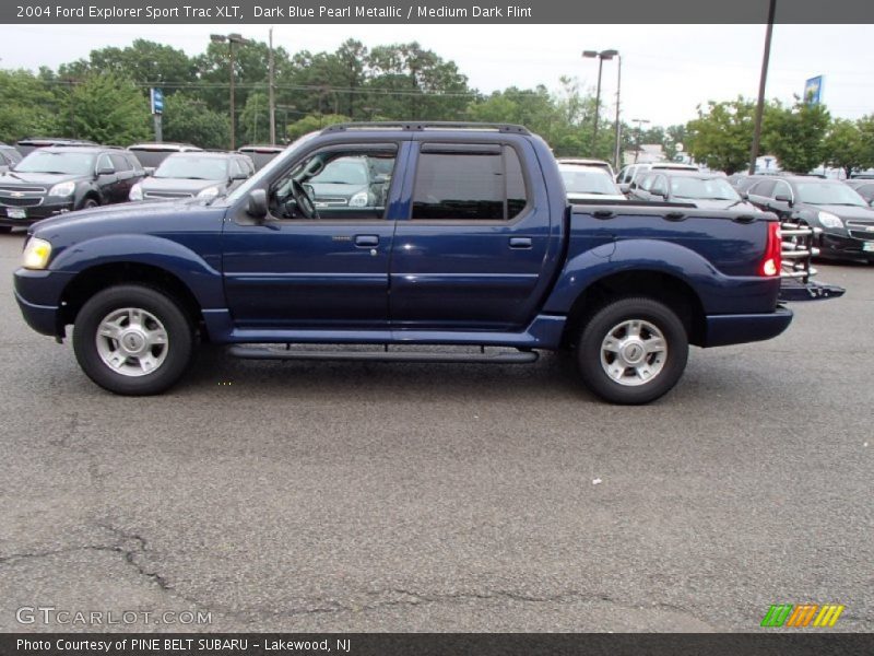 Dark Blue Pearl Metallic / Medium Dark Flint 2004 Ford Explorer Sport Trac XLT