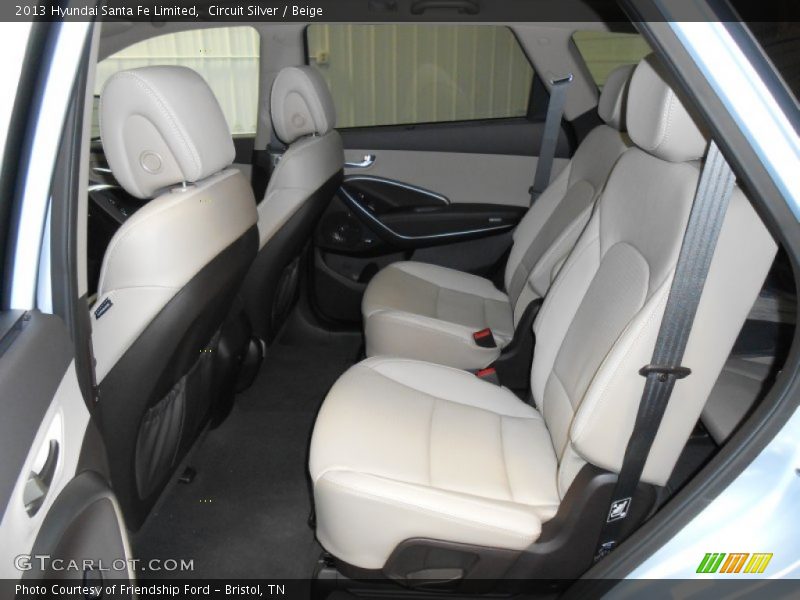 Circuit Silver / Beige 2013 Hyundai Santa Fe Limited