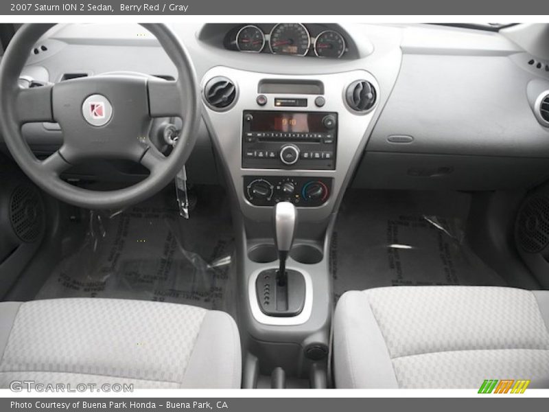 Berry Red / Gray 2007 Saturn ION 2 Sedan