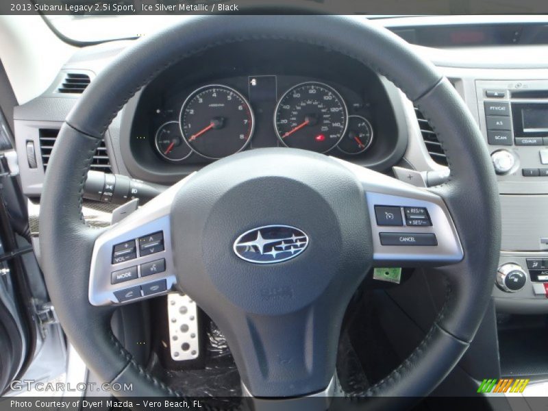 Ice Silver Metallic / Black 2013 Subaru Legacy 2.5i Sport