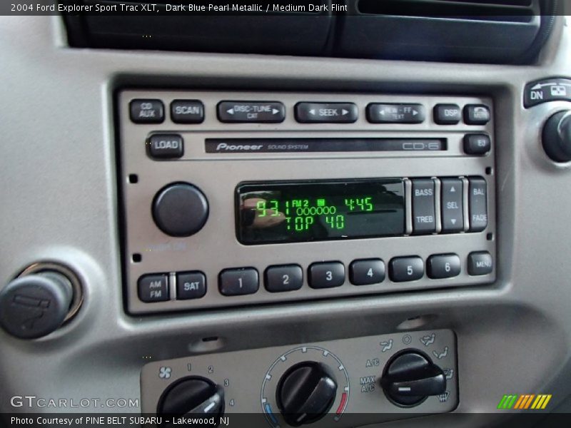 Audio System of 2004 Explorer Sport Trac XLT
