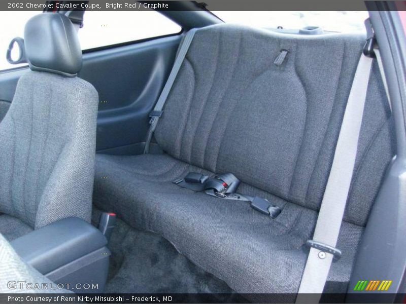 Bright Red / Graphite 2002 Chevrolet Cavalier Coupe