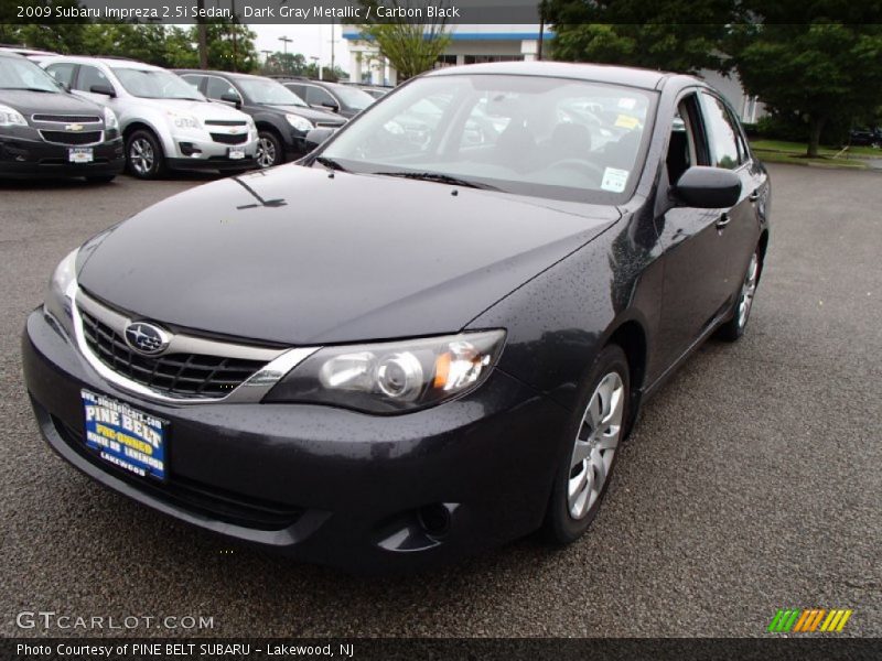 Dark Gray Metallic / Carbon Black 2009 Subaru Impreza 2.5i Sedan