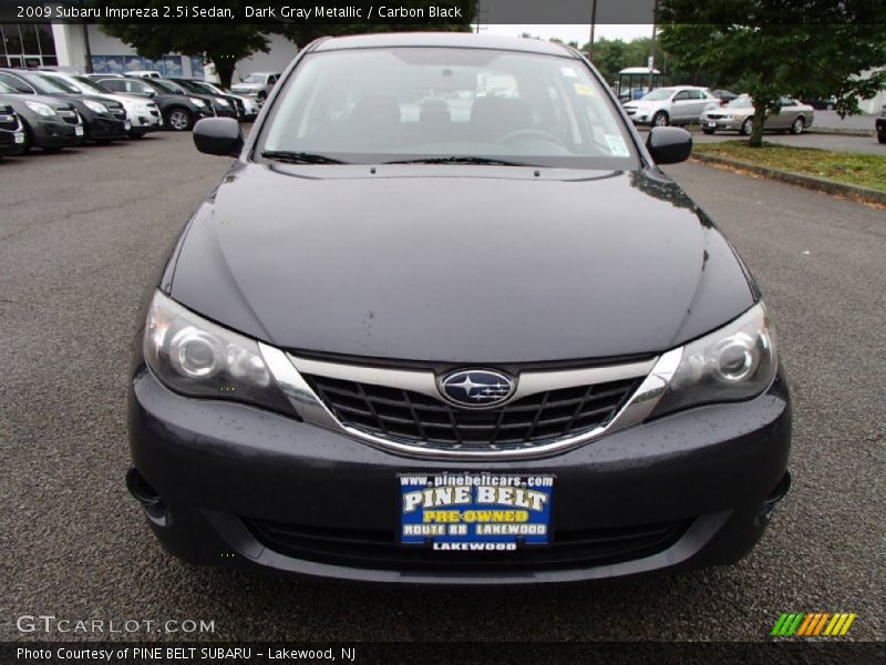 Dark Gray Metallic / Carbon Black 2009 Subaru Impreza 2.5i Sedan
