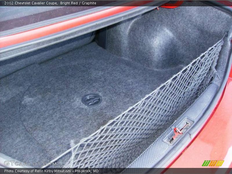 Bright Red / Graphite 2002 Chevrolet Cavalier Coupe
