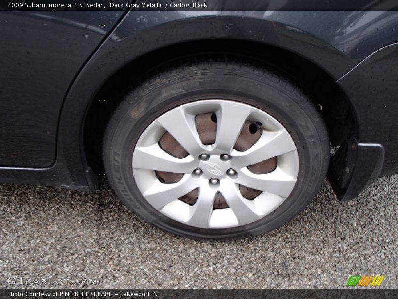 Dark Gray Metallic / Carbon Black 2009 Subaru Impreza 2.5i Sedan