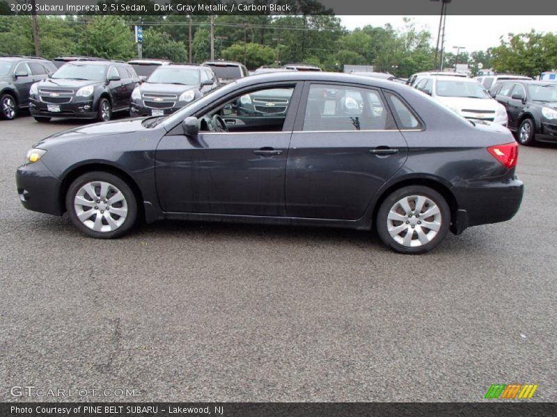 Dark Gray Metallic / Carbon Black 2009 Subaru Impreza 2.5i Sedan